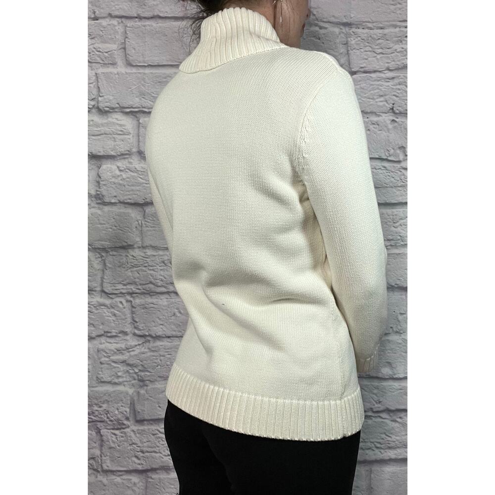 Lauren Ralph Lauren Thick and Warm Double Breasted Cardigan Sweater - Picture 3 of 7